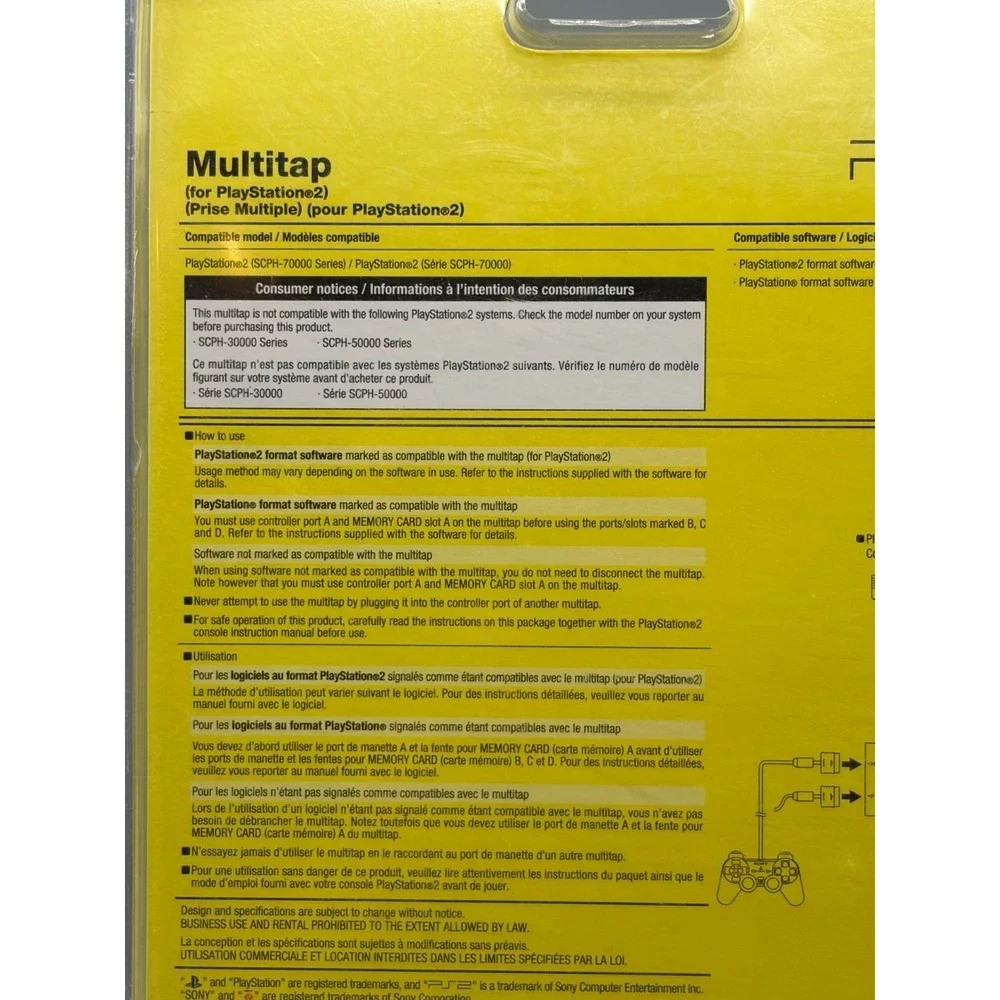 Sony PlayStation 2 PS2 Multitap SCPH-70000